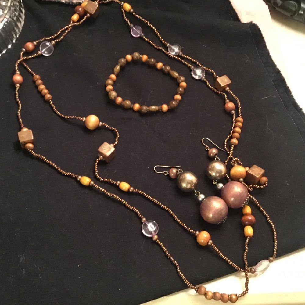 A Great Set - Necklace, Bracelet and Earrings Set